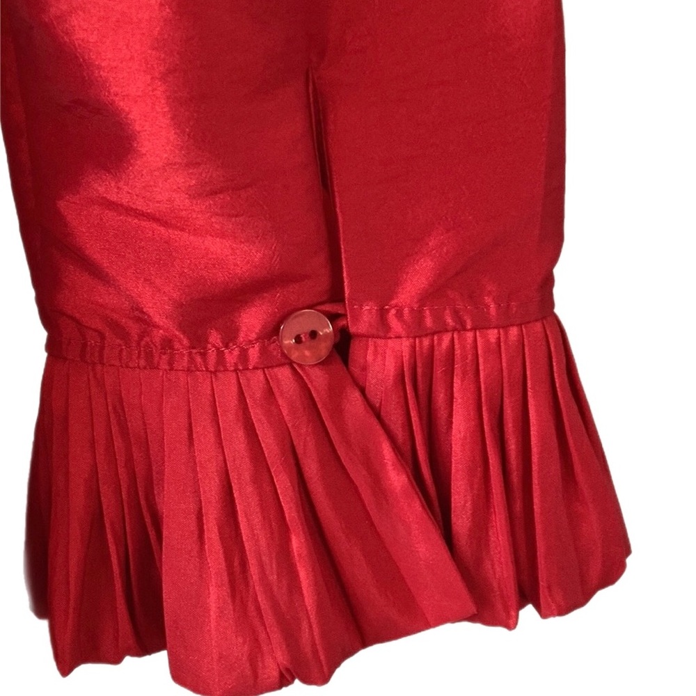 Stunning Unbranded taffeta style formal jacket with pleated ruffle collar - Picture 10 of 12